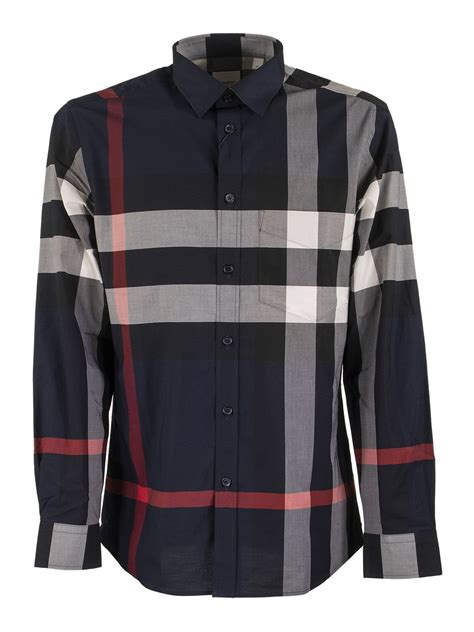 burberry chemise bleu|burberry store online.